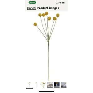 Bundle Of Yellow Artificial Fake Flowers for House Decor Centerpiece Styling